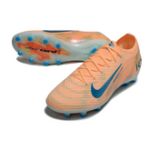 Chuteira Infantil Campo Nike Air Zoom Mercurial Vapor 16 Elite AG Mbappe Laranja Pack